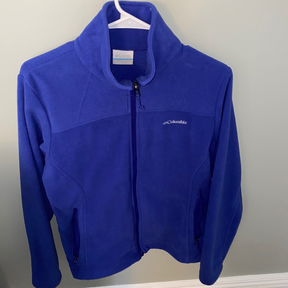Purple Columbia Zip Up sweater
